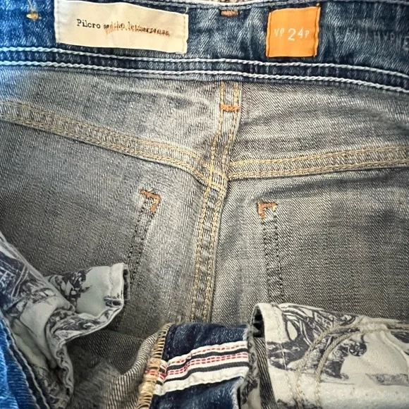 Anthro Pilcro and the Letterpress Women’s Slim Straight Jeans 24 Petite - Picture 5 of 11